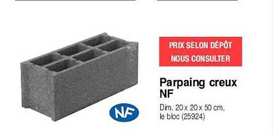 parpaing creux nf
