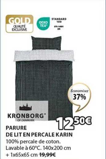 parure de lit en percale karin kronborg