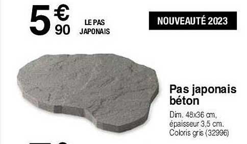 pas japonais béton