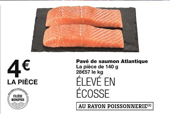 Pavé De Saumon Atlantique
