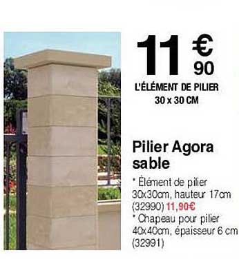 pilier agora sable