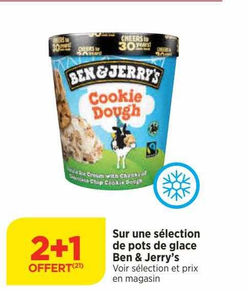 pots de glace ben & jerry's