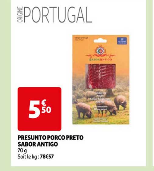 presunto porco preto sabor antigo