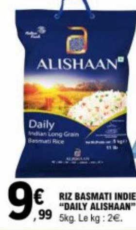 riz basmati indie "daily alishaan"