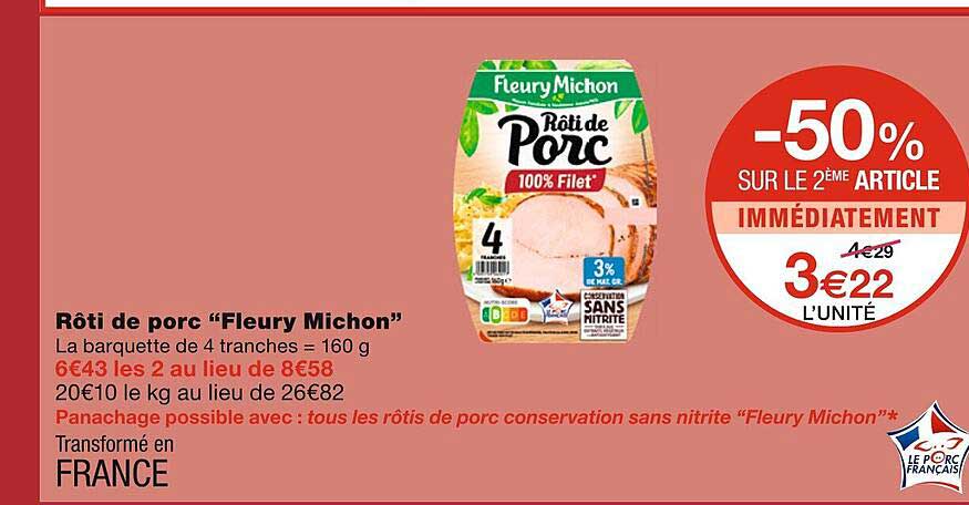 Rôti De Porc "fleury Michon"