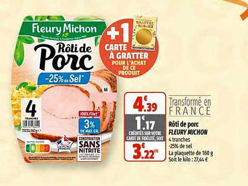 rôti de porc fleury michon