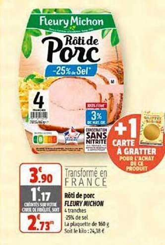 rôti de porc fleury michon