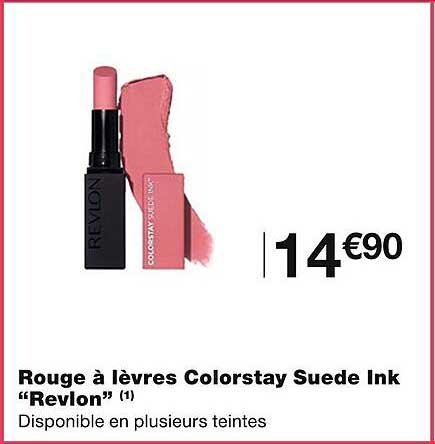 rouge à lèvres colorstay suede ink "revlon"