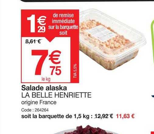 salade alaska la belle henriette