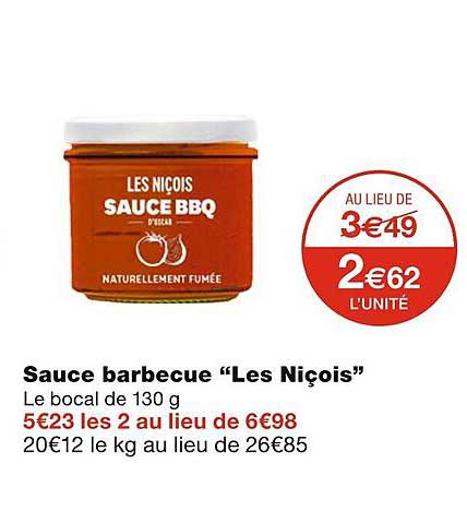 sauce barbecue "les niçois"