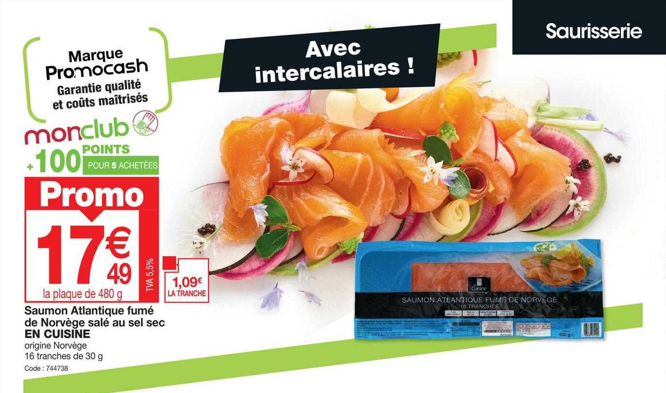 Saumon Atlantique Fumé De Norvège Salé Au Sel Sec En Cuisine