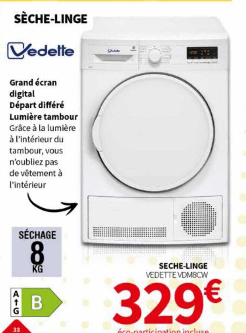sèche-linge vedette