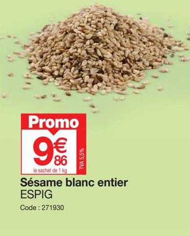 Sésame Blanc Entier Espig