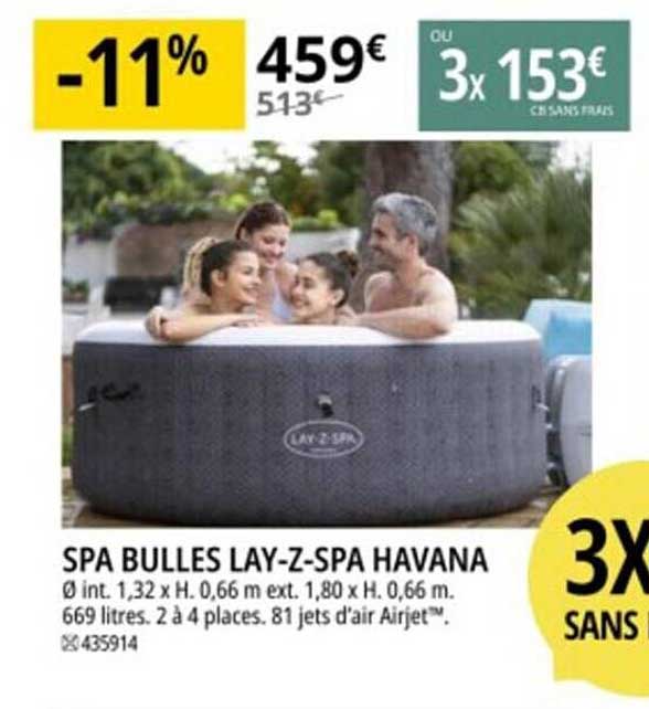 spa bulles lay-z-spa havana