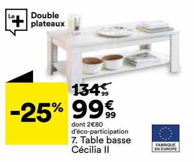 table basse cécilia II