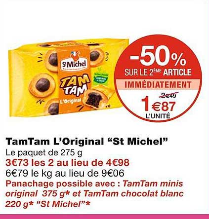 tam tam l'original "st michel"