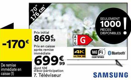 Téléviseur 70" 176 Cm Samsung