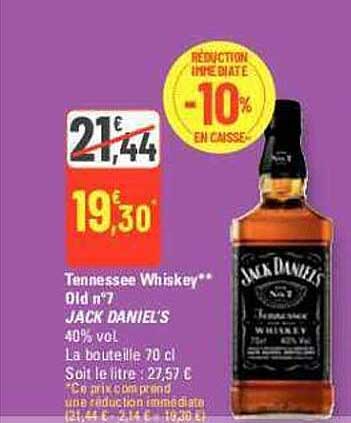 Tennessee Whiskey Old N°7 Jack Daniel's