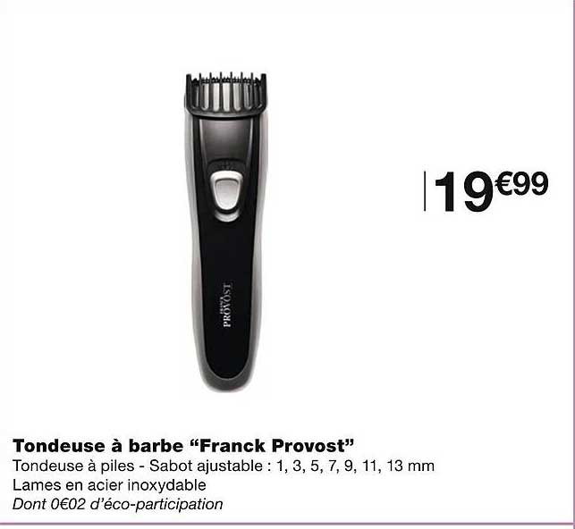 tondeuse à barbe "franck provost"