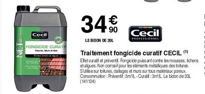 traitement fongicide curatif cecil