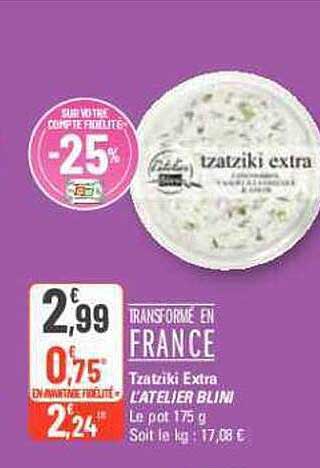 tzatziki extra l'atelier blini