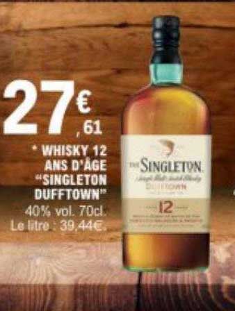whisky 12 and d'âge "singleton dufftown"