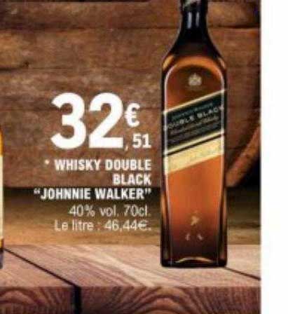 whisky double black "johnnie walker"