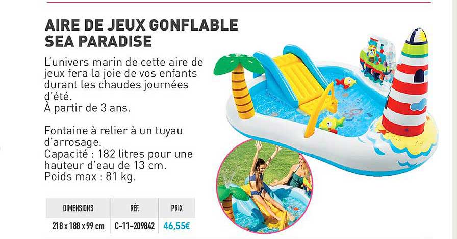 Aire De Jeux Gonflable Sea Paradise