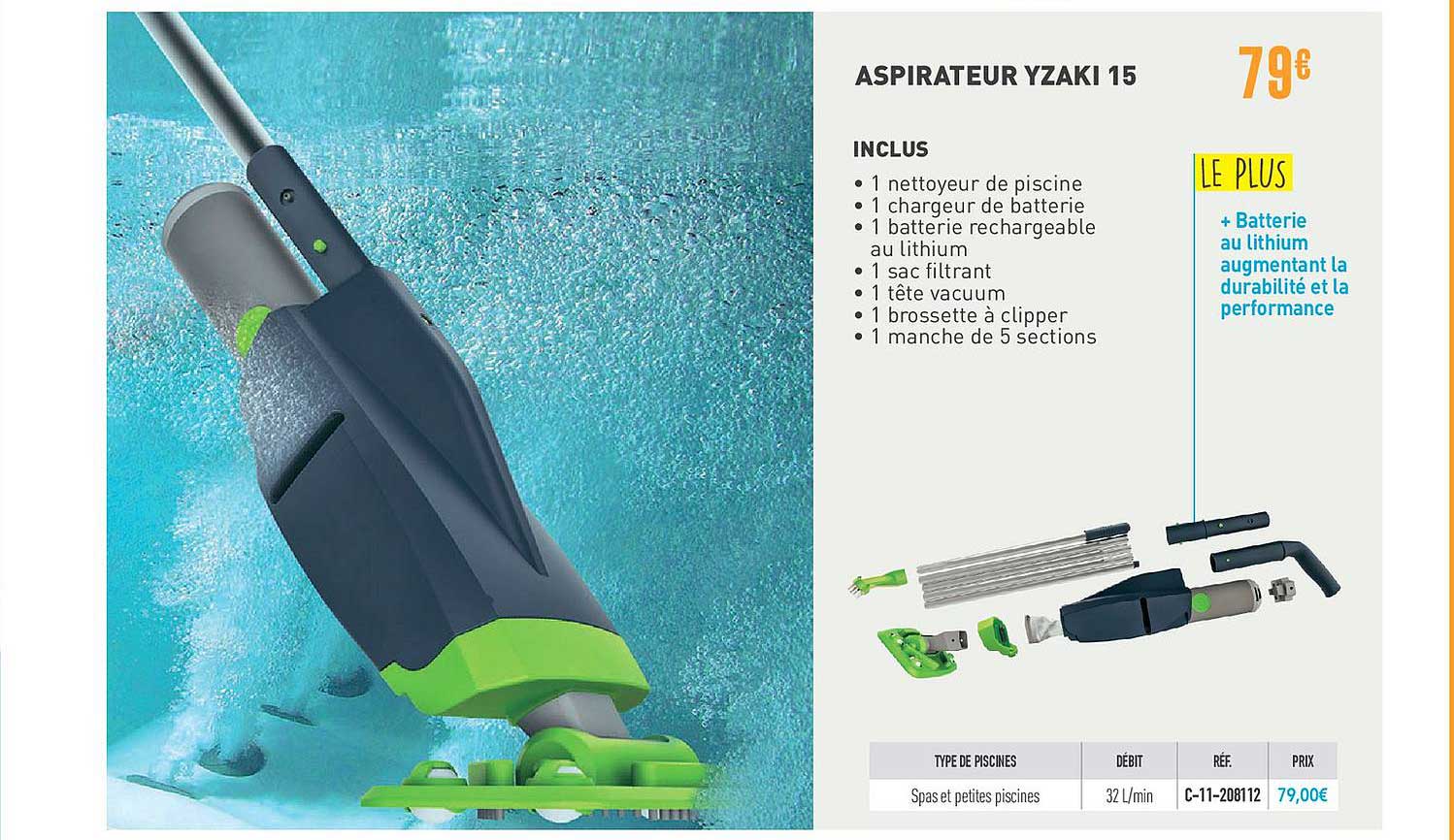 aspirateur yzaki 15