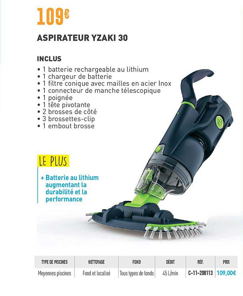 aspirateur yzaki 30