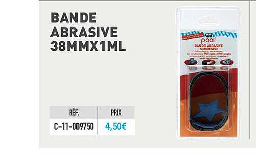 bande abrasive 38mmx1ml