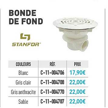 bonde de fond stanfor