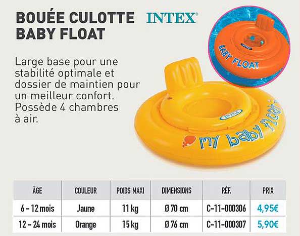 bouée culotte baby float