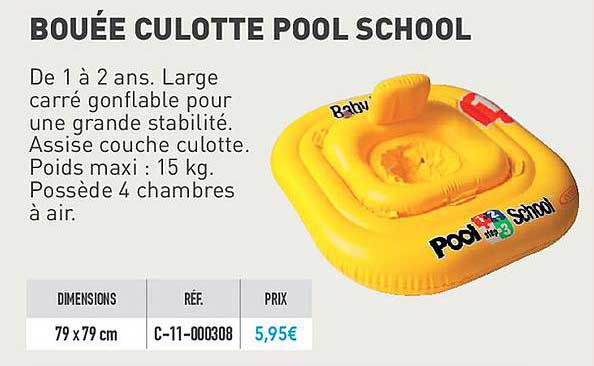 bouée culotte pool school