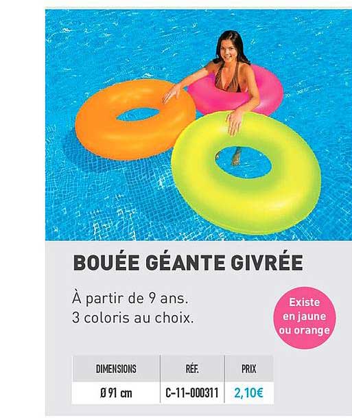 Bouée Géante Givrée