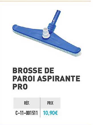 brosse de paroi aspirante pro