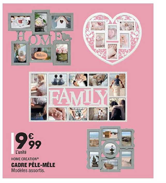 cadre pêle mêle home creation