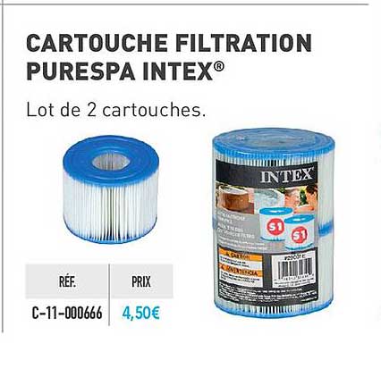 cartouche filtration purespa intex