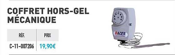 coffret hors gel mécanique