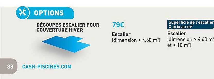 Découpes Escalier Pour Couverture Hiver