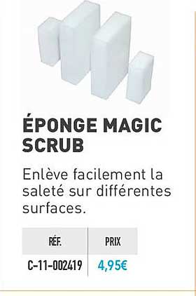 éponge magic scrub