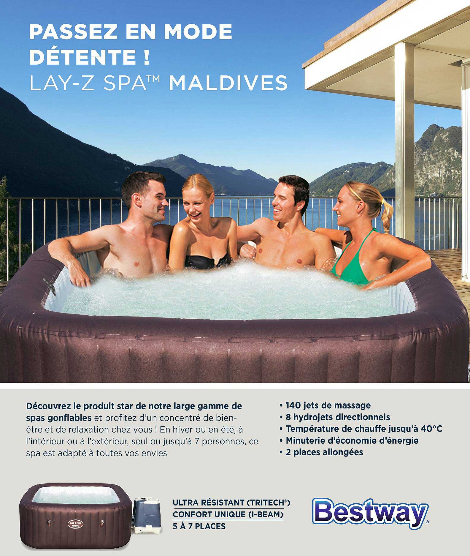 lay z spa maldives bestway