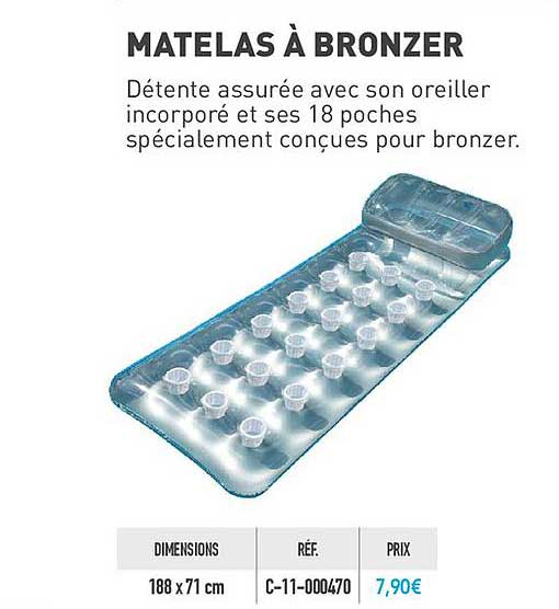 Matelas à Bronzer