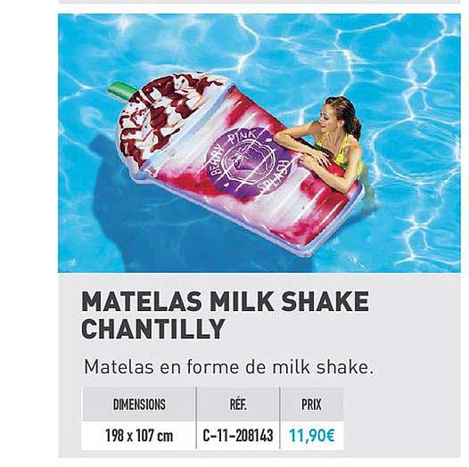 matelas milk shake chantilly