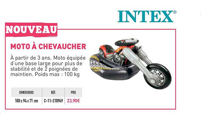moto à chevaucher intex