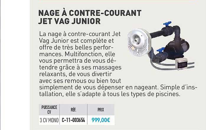 nage à contre courant jet vag junior