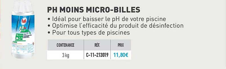 ph moins micro billes