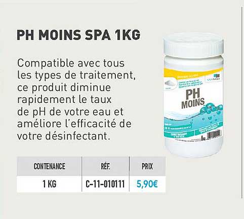 ph moins spa 1 kg