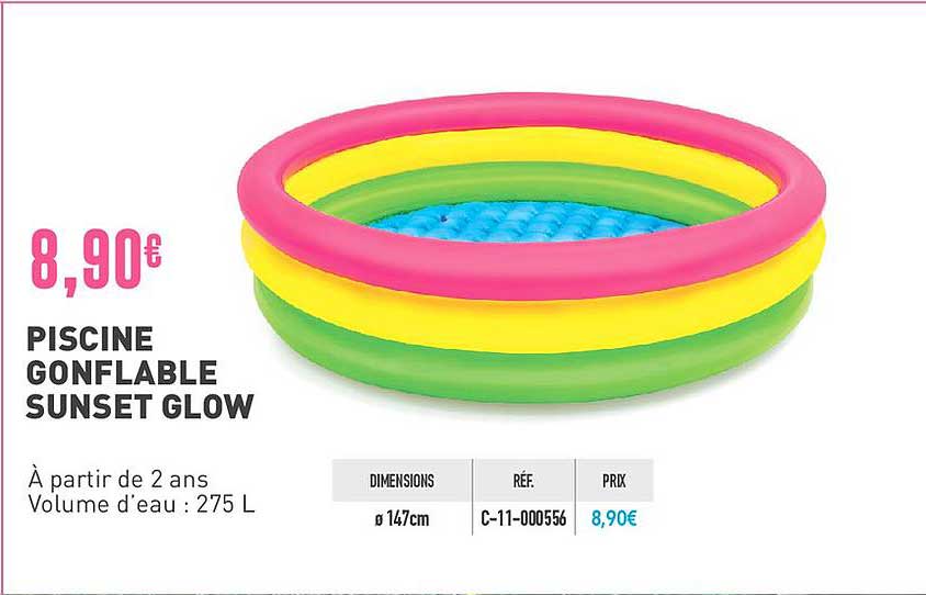 Piscine Gonflable Sunset Glow