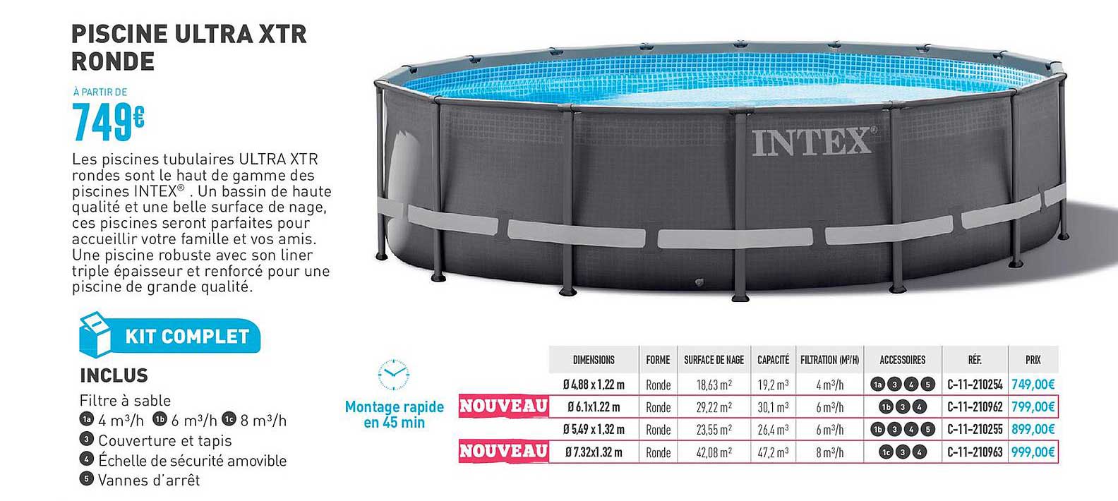 piscine utra xtr ronde